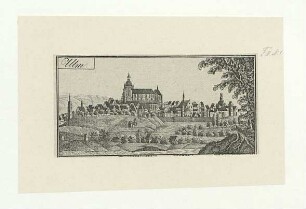 Ulm vom Galgenberg. Um 1820