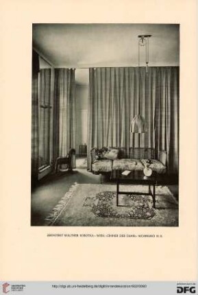 Einige Wiener Wohnungen: Arbeiten von Architekt Walther Sobotka, Wien