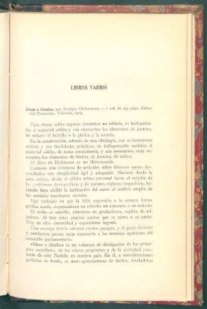 Libros varios