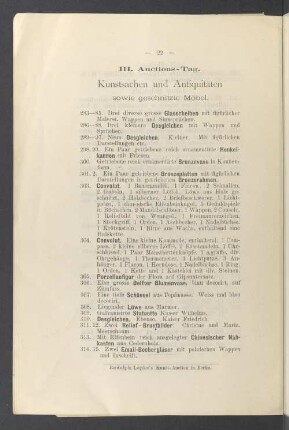 III. Auctions-Tag