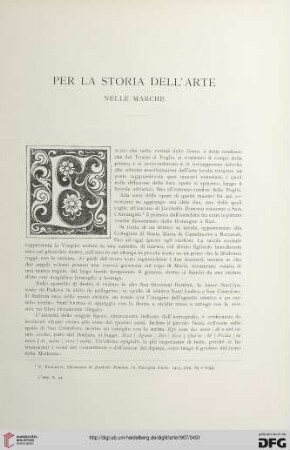 10: Per la storia dell'arte nelle marche