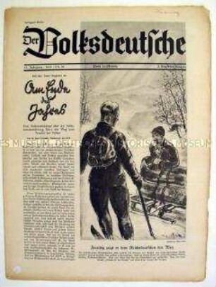 Halbmonatszeitschrift "Der Volksdeutsche" u.a. zu deutschen Weihnachtsbräuchen