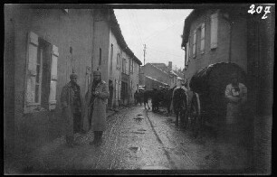 Châtel-Saint-Germain (Dep. Meuse, Frankreich): Gasse ("Rast in Chatel St. Germain bei Metz")