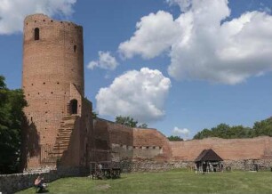 Burg, Czersk, Polen