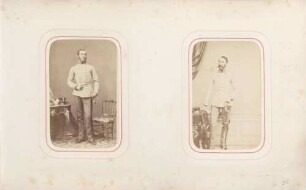 links: Josef rechts: Unbekannt (Uniformierter)