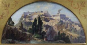 Pergamon (Farbstudie zum Lünettenfresko im Albertinum)