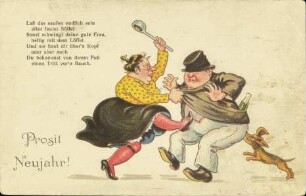 Prosit Neujahr! - Laß das saufen endlich sein [...]