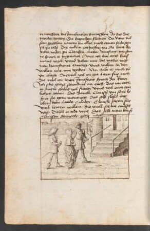 Der Ritter nimmt Clarissa auf sein Schloss