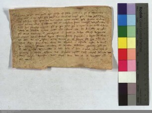 Wennhardus, eps. Patariensis, gewährt allen, die die Elisabethkirche in Marburg mit Gaben unterstützen und besuchen, einen 40tägigen Ablaß.