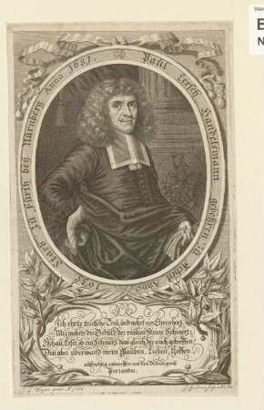 Paul Lersch, Handelsmann; geb. 1635; gest. 1681