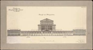 Königliche Oper, Berlin-Tiergarten: Ansicht vom Königsplatz