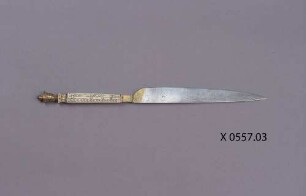 Gerades Messer / Gartenbesteck 9teilig