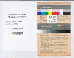 Entnazifizierung Kurt Von Ludwig, geb. 13.12.1892 (Landwirt)