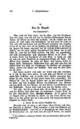 Der 15. August : Eine Schulrede