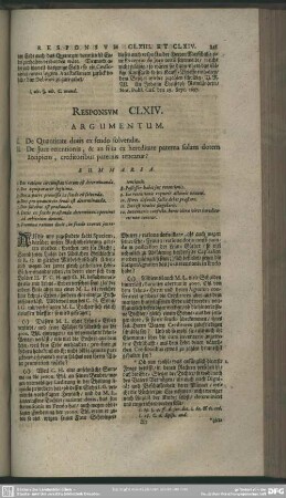 Responsum CLXIV.