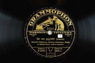 Sei mir gegrüßt! / (Schubert)