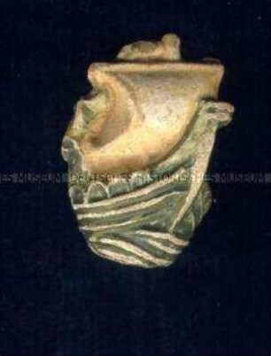 WHW-Abzeichen, Wikingerschiff, 1. Reichsstraßensammlung vom November 1935, durchgeführt von SS, SA und NSKK