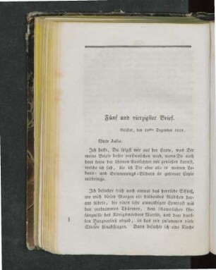 Fünf und vierzigster Brief.