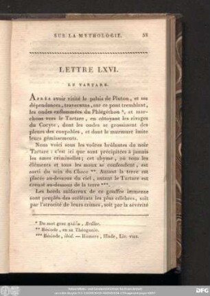 Lettre LXVI.
