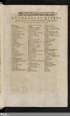 Autores Ex Quibus Hoc Opus Desumptum Est, Et Ab Authore Citati