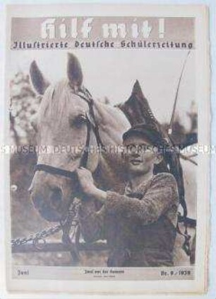 Schülerzeitschrift "Hilf mit!" u.a. über die deutsche Kriegsflotte
