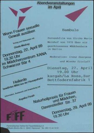 FIFF Feministisches Institut für Frauenbildung e.V.
