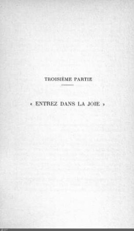 Troisième partie