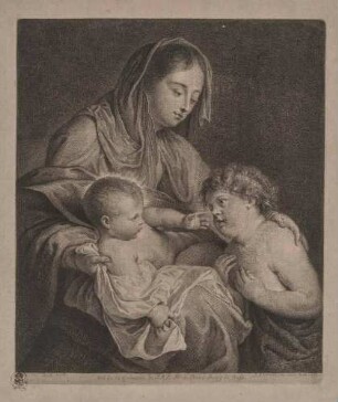 Die Heilige Jungfrau mit dem Jesuskind und Johannes