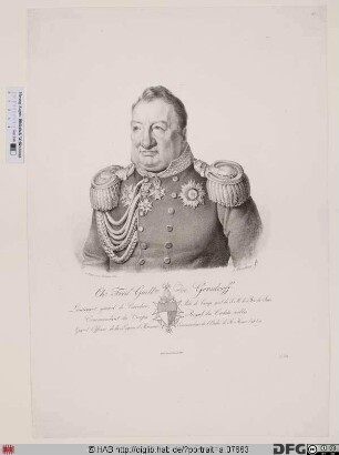 Bildnis Carl Friedrich Wilhelm von Gersdorff