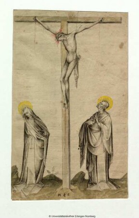 Christus am Kreuz mit Maria und Johannes