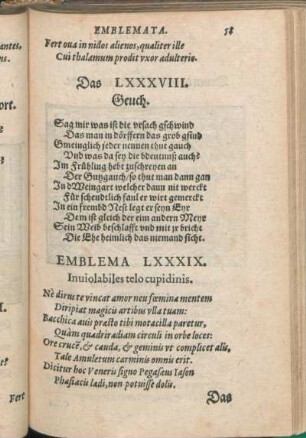 Emblema LXXXIX. Inuiolabiles telo cupidinis.