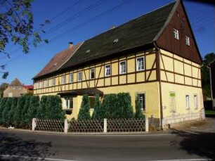 Gohrisch-Cunnersdorf, Nr. 18. Gehöft. Straßenansicht des Wohnhauses