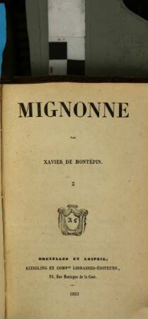 Mignonne, 3