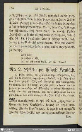 Na 2. Ṅeżelu po tschoch Kralach
