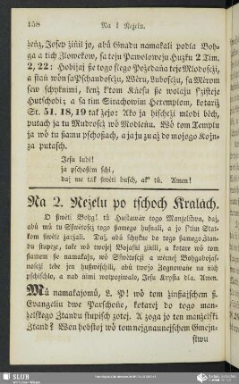 Na 2. Ṅeżelu po tschoch Kralach