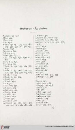 Autoren-Register