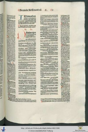 Epistola pauli ad Timotheum secunda