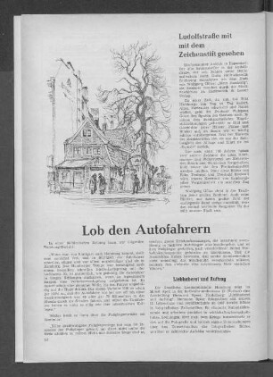 Lob den Autofahrer