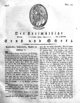 Nro. 24, Montag den 3. Februar 1806