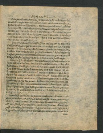 Ad Cap. VI. Se in populum redegisset