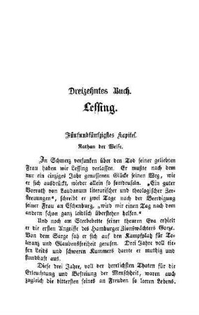 Dreizehntes Buch. Lessing