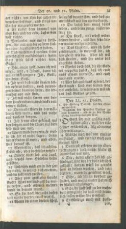 Der LI. 51. Psalm - Der C. 100. Psalm