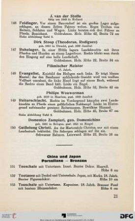 China und Japan Porzellane – Bronzen (Nr. 151-181a)