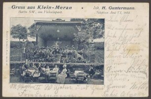 Ansichtskarte Klein-Meran Gaststätte, Viktoriapark