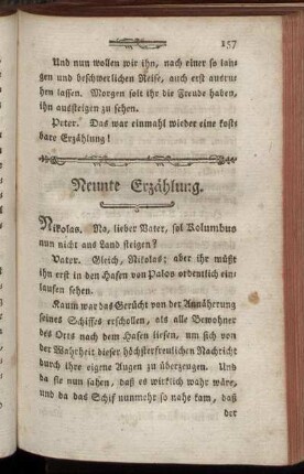 Neunte Erzählung.