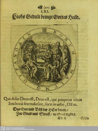 LXI [LVII]. Hiobs Gedult bringt Gottes Huld