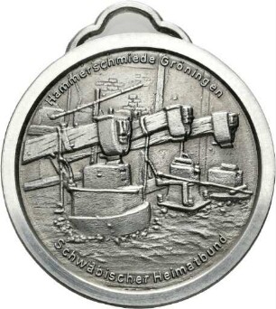 Medaille auf die Hammerschmiede von Gröningen