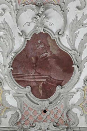 Allegorische Erläuterung zu den Leinwandbildern um den Altar