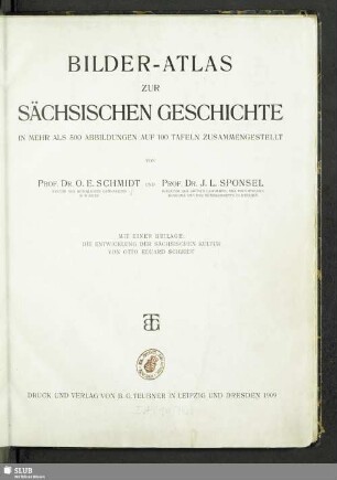 Bilder-Atlas zur sächsischen Geschichte