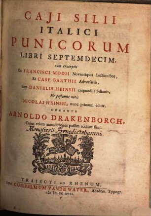 Punicorum libri XVII